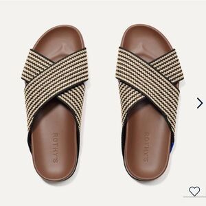 Rothy’s - The Weekend Slide - Toffee Stripe - 7